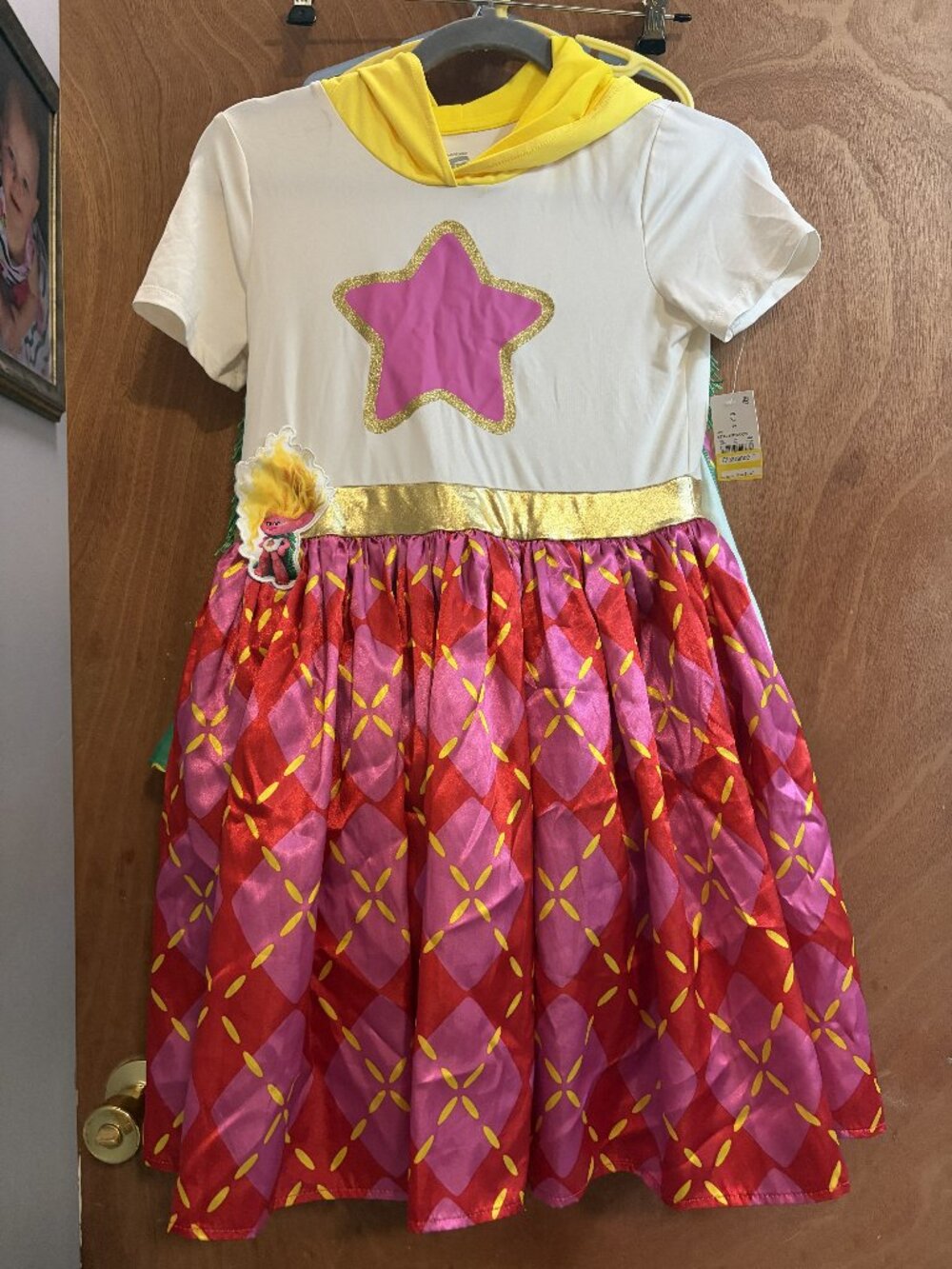 NWT Girl's size 14 Trolls Dress with Hood